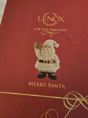 Lenox Merry Santa Figurine